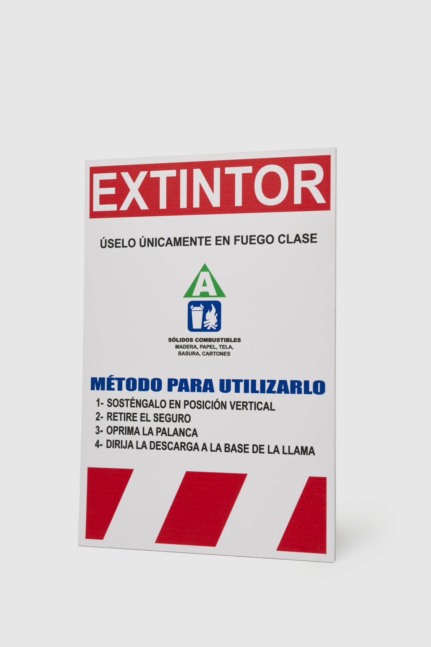 Señalización de Extintor Clase A