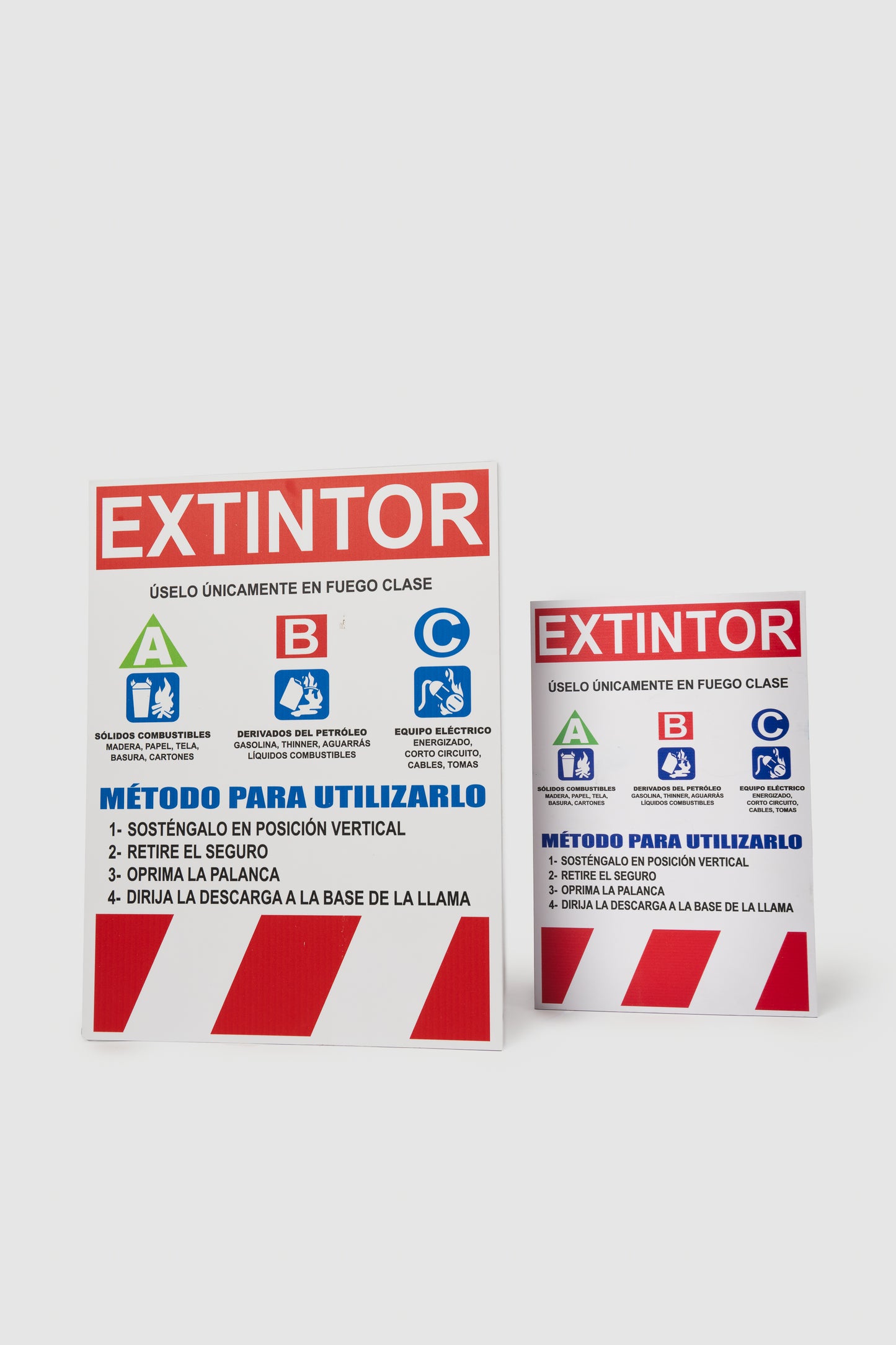 Señalización de Extintor Clase ABC